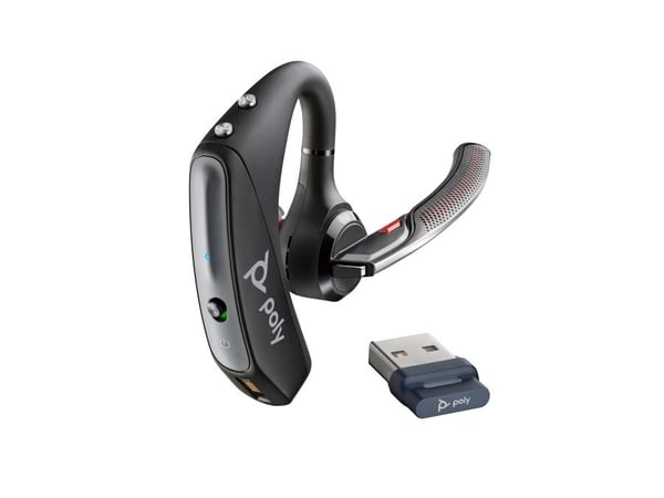 POLY Voyager 5200, Trådlös, Car/Home office, 20 g, Headset, Svart