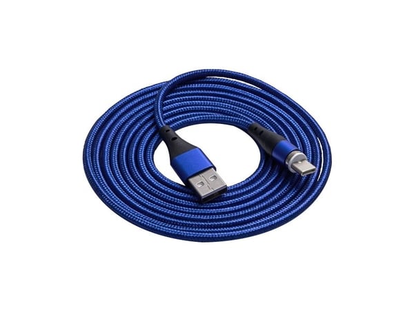 Akyga AK-USB-43, 2 m, USB C, USB A, USB 2.0, Sininen