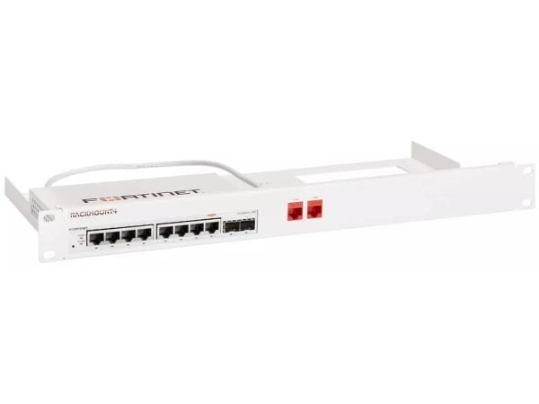 Rackmount.IT RM-FR-T17 - Monteringssett for nettverksenhet - rackmonterbar - hvit, RAL 9003 - 1U - 19" - for Fortinet FortiSwitch 108F