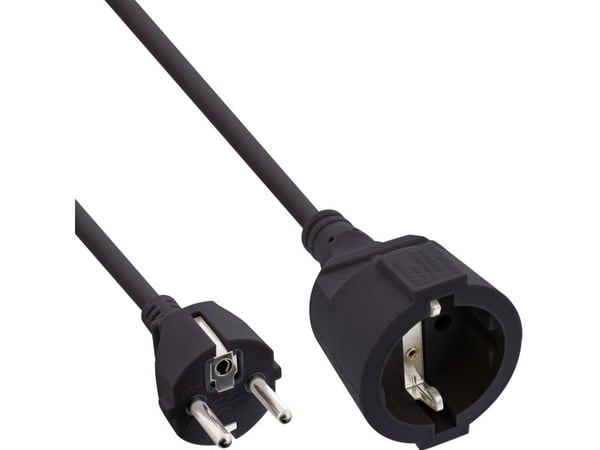 InLine 16410D, 15 m, Virtapistoke tyyppi F, 230 V