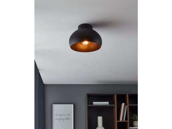 EGLO Mogano 2, 1 lamppu(a), E27, IP20, Musta