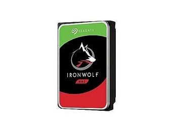 Seagate IronWolf ST6000VN006 - Hårddisk - 6 TB - inbyggd - 3.5" - SATA 6Gb/s - buffert: 256 MB - med 3 års Seagate Rescue Data Recovery