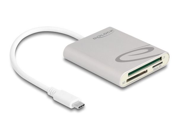 Delock - Kortleser (Multiformat) - USB-C
