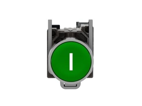 Schneider Electric XB4, Nappi, Vihreä, IP66, IK06, Luokka I, 30 mm