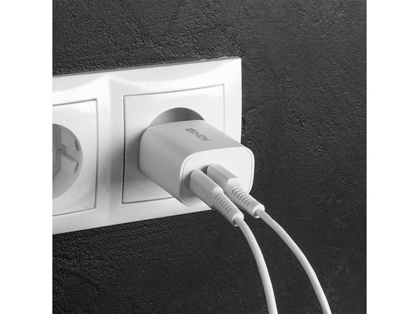 Lindy 73413, Innendørs, AC, 12 V, 3 A, Hvit