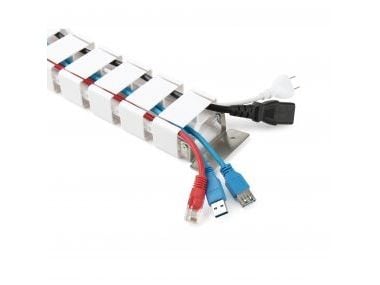 InLine Kabelkanal flexibel för höj- och sänkbara skrivbord 4 kamrar 68x36mm max. 1,28m ( 59996C )