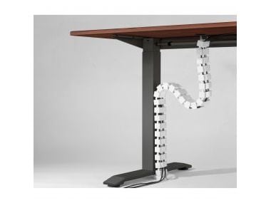 InLine Kabelkanal flexibel för höj- och sänkbara skrivbord 4 kamrar 68x36mm max. 1,28m ( 59996C )