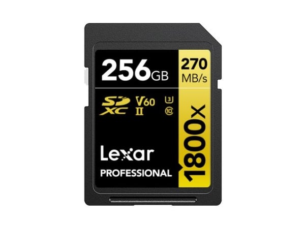 Lexar SDXC 256 GB Professional 1800x UHS-II U3 (180/270 MB/s)