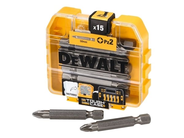 DeWALT DT7912 - Skruvmejselhuvud - 15 delar - PZ2 - längd: 50 mm