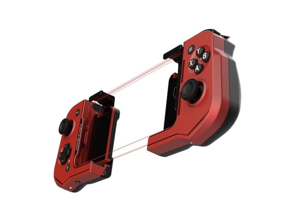Turtle Beach Atom, Pad-ohjain, Android, D-pad, Ohjauspainikkeet, Valikkopainike, Langaton, Bluetooth, Musta, Punainen