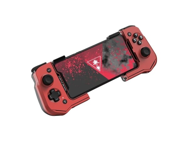 Turtle Beach Atom, Pad-ohjain, Android, D-pad, Ohjauspainikkeet, Valikkopainike, Langaton, Bluetooth, Musta, Punainen