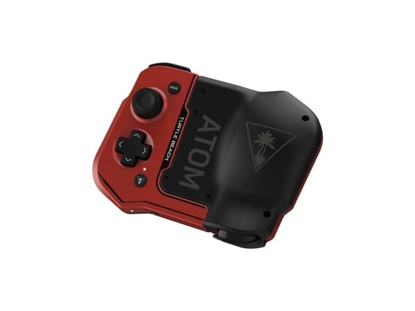 Turtle Beach Atom, Pad-ohjain, Android, D-pad, Ohjauspainikkeet, Valikkopainike, Langaton, Bluetooth, Musta, Punainen