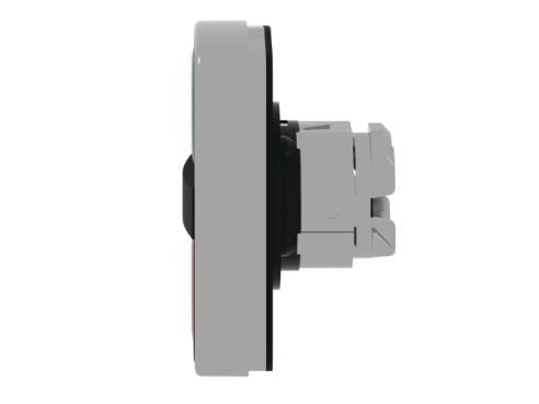 Schneider Electric Harmony ZB4BA7341 Kaksoispainike Litteä ohjauspainike 2 painiketta Vihreä, punainen Paineen vapautus 1 kpl