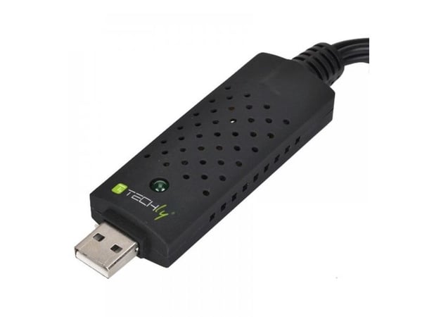 Techly I-USB-VIDEO-700TY, Svart, Windows 10, Windows 2000, Windows 7, Windows 8, Windows Vista, Windows XP, 720 x 576 pixlar, 720 x 480,720 x 576 p...