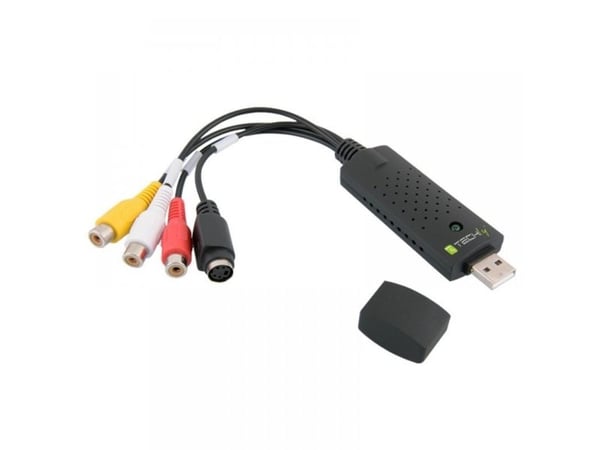 Techly I-USB-VIDEO-700TY, Svart, Windows 10, Windows 2000, Windows 7, Windows 8, Windows Vista, Windows XP, 720 x 576 pixlar, 720 x 480,720 x 576 p...