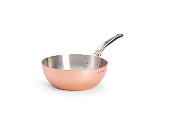 de Buyer 6236.20, Rund, Sautépanne, Kobberfarget, Rustfritt stål, Uten belegg, Kobber, Rustfritt stål, Keramikk, Gass, Halogen, Induksjon, Forsegle...