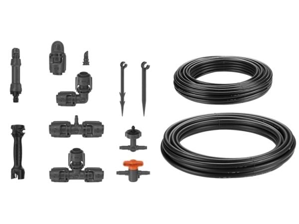 Gardena Micro-Drip-System Set Höjdad bädd/Bädd (35 växter)