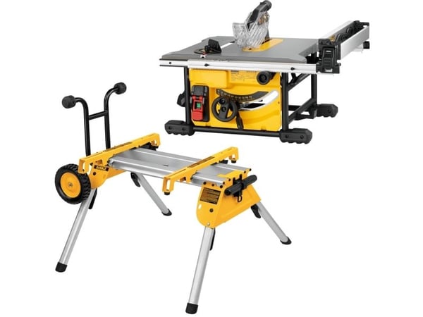 DEWALT PÖYTÄSAHA 1850W 210mm DWE7485 + TYÖPÖYTÄ DE7400