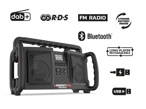 PerfectPro ROCKBULL byggeplassradio