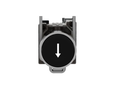 Schneider Electric XB4, Nappi, Musta, IP66, IK06, Luokka I, 80 g