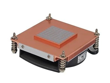 Dynatron Q-3 - jäähdytyselementti/säteilijä - 8 cm - 22,28 cfm - musta - hopea