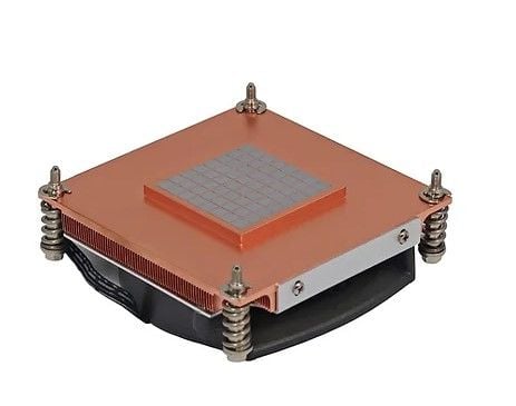 Dynatron Q-3 - jäähdytyselementti/säteilijä - 8 cm - 22,28 cfm - musta - hopea