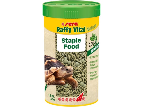 sera Raffy Vital Nature, Planteetende reptil, Skilpadde, Universell, 250 ml, 47 g