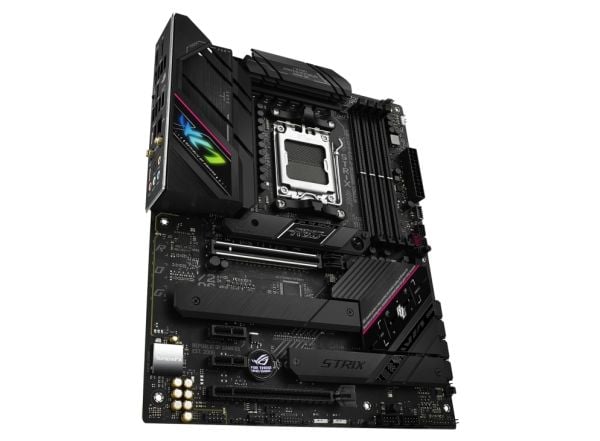 ASUS ROG Strix B650E-F Gaming WiFi - Hovedkort - ATX - Socket AM5 - AMD B650 Chipset - USB-C 3.2 Gen 2x2, USB-C 3.2 Gen2, USB 3.2 Gen 2, USB 3.2 Ge...
