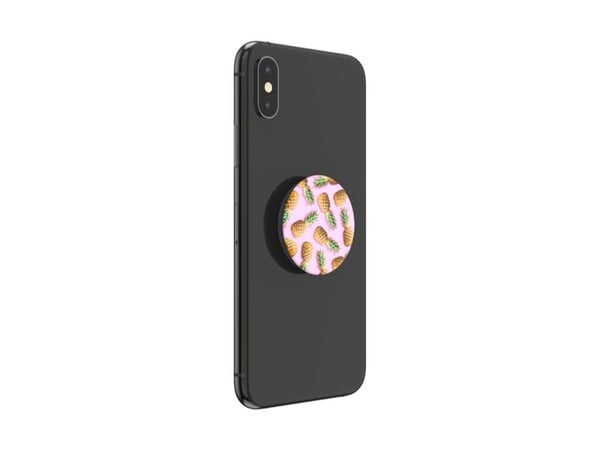 PopSockets PopGrip Basic - Fingergrep/stativ for mobiltelefon - universell - Pineapple Palooza