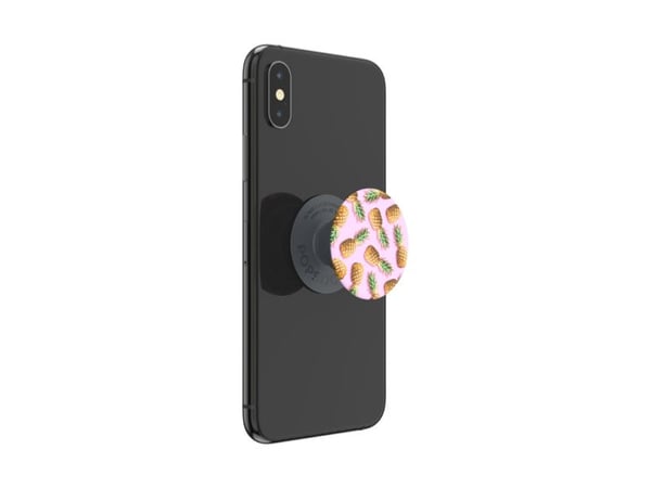 PopSockets PopGrip Basic - Fingergrep/stativ for mobiltelefon - universell - Pineapple Palooza