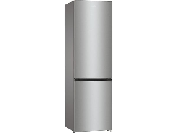 Gorenje Essential NRK6202EXL4 - Kjøleskap/fryser - bunnfryser - bredde: 60 cm - dybde: 59.2 cm - høyde: 200 cm - 331 liter - Klasse E - gråmetall