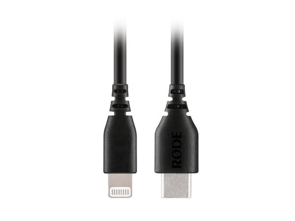 RØDE SC21, 0,3 m, Lightning, USB C, Hankjønn, Hankjønn, Sort