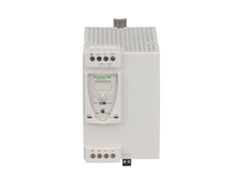 Modicon switchmode strømforsyning universal med 24 VDC 240 W-10 A udgang og 100-500 VAC 1 eller 2-fa