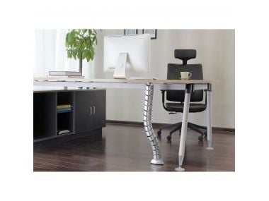 InLine Kabelkanal flexibel vertikal för bord 2 kammare 0.80m silver ( 59997B )