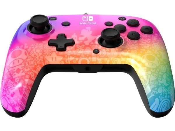 PDP REMATCH Wired Controller: Star Spectrum Til Nintendo Switch, Nintendo Switch - OLED-malli, Gamepad, Nintendo Switch, Nintendo Switch Lite, Nint...