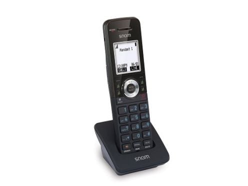 Snom 110 SC DECT Bundle, DECT-puhelin, Johdoton puhelin, Kaiutinpuhelin, 1000 entries, Soittajan tunnistus, Musta
