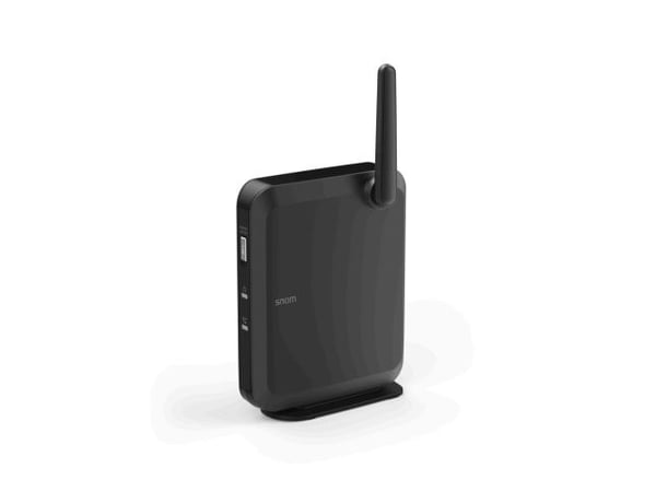 Snom 110 SC DECT Bundle, DECT-puhelin, Johdoton puhelin, Kaiutinpuhelin, 1000 entries, Soittajan tunnistus, Musta