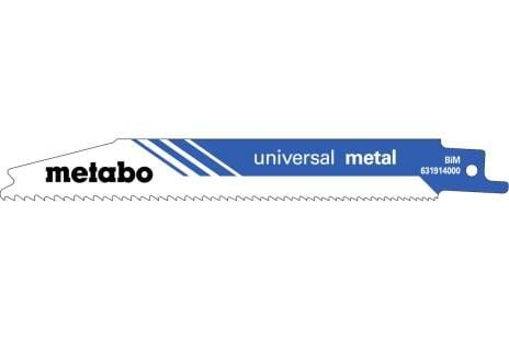Metabo 631911000, Sabelsagblad, Metall, Blå, Hvit, 0,9 mm, 15 cm, 2 stykker