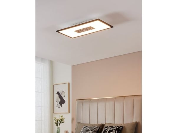 EGLO Marmorata, LED, 3000 K, 2400 lm, IP20, Sort, Hvit