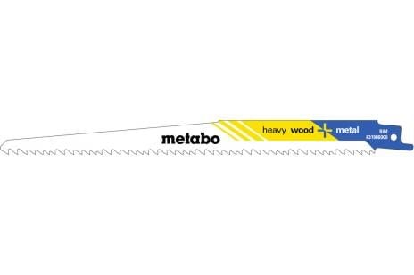 Metabo 631986000, Sabelsagblad, Sponplate, Plast, Tre, Blå, Hvit, Gult, 5-8, 3,2 mm, 5,1 mm