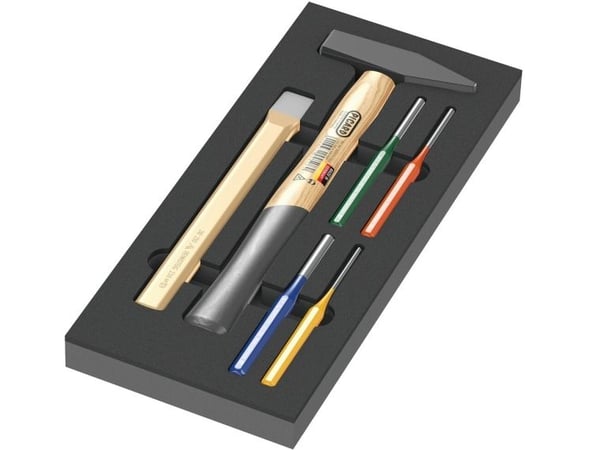 Wera 05150182001, Hammersett, Sort, Tre, 6 stykker, 172 mm, 392 mm, 30 mm