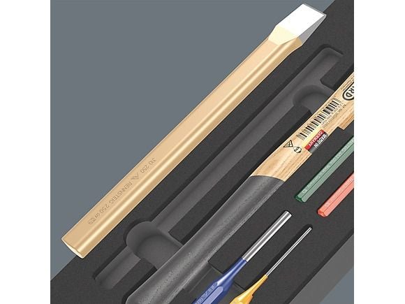 Wera 05150182001, Hammersett, Sort, Tre, 6 stykker, 172 mm, 392 mm, 30 mm