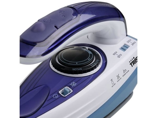 Tristar ST-8152, Dampstrykejern, Keramisk strykesåle, 1,9 m, 15 g/min, Blå, 0,06 l