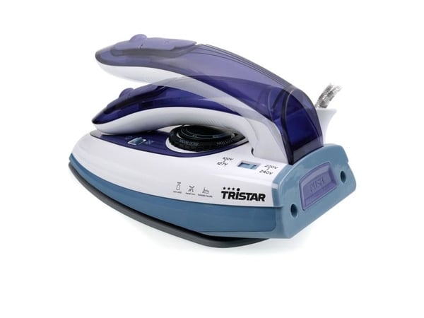 Tristar ST-8152, Dampstrykejern, Keramisk strykesåle, 1,9 m, 15 g/min, Blå, 0,06 l