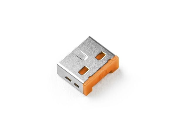 Smartkeeper UL03P1OR, Portblockerare, USB Type-A, Orange, Plast, 10 styck, Polypåse
