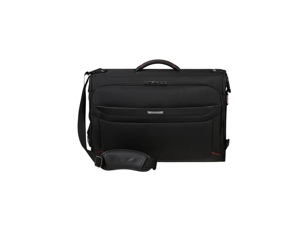 Samsonite PRO-DLX 6, Mies, Olkalaukku, Musta, Vetoketju, Musta, Yksivärinen