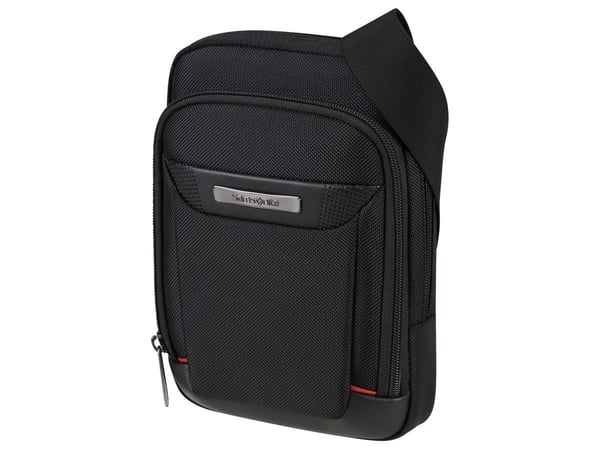 Samsonite PRO-DLX 6, Mann, Axelremsväska, Liten, Dragkedja, Framficka, Ficka för surfplatta