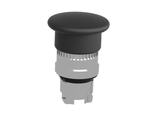 Schneider Electric ZB4, Nappi, Musta, IP66, IK06, Luokka I, 77 g