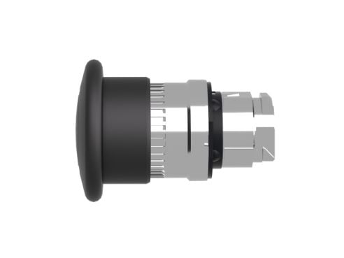 Schneider Electric ZB4, Nappi, Musta, IP66, IK06, Luokka I, 77 g