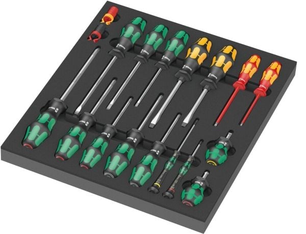 Wera 9710 Ruuvimeisselisarja 18 kpl Phillips, Phillips, Pozidriv